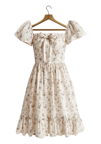 Floral Smock Dress